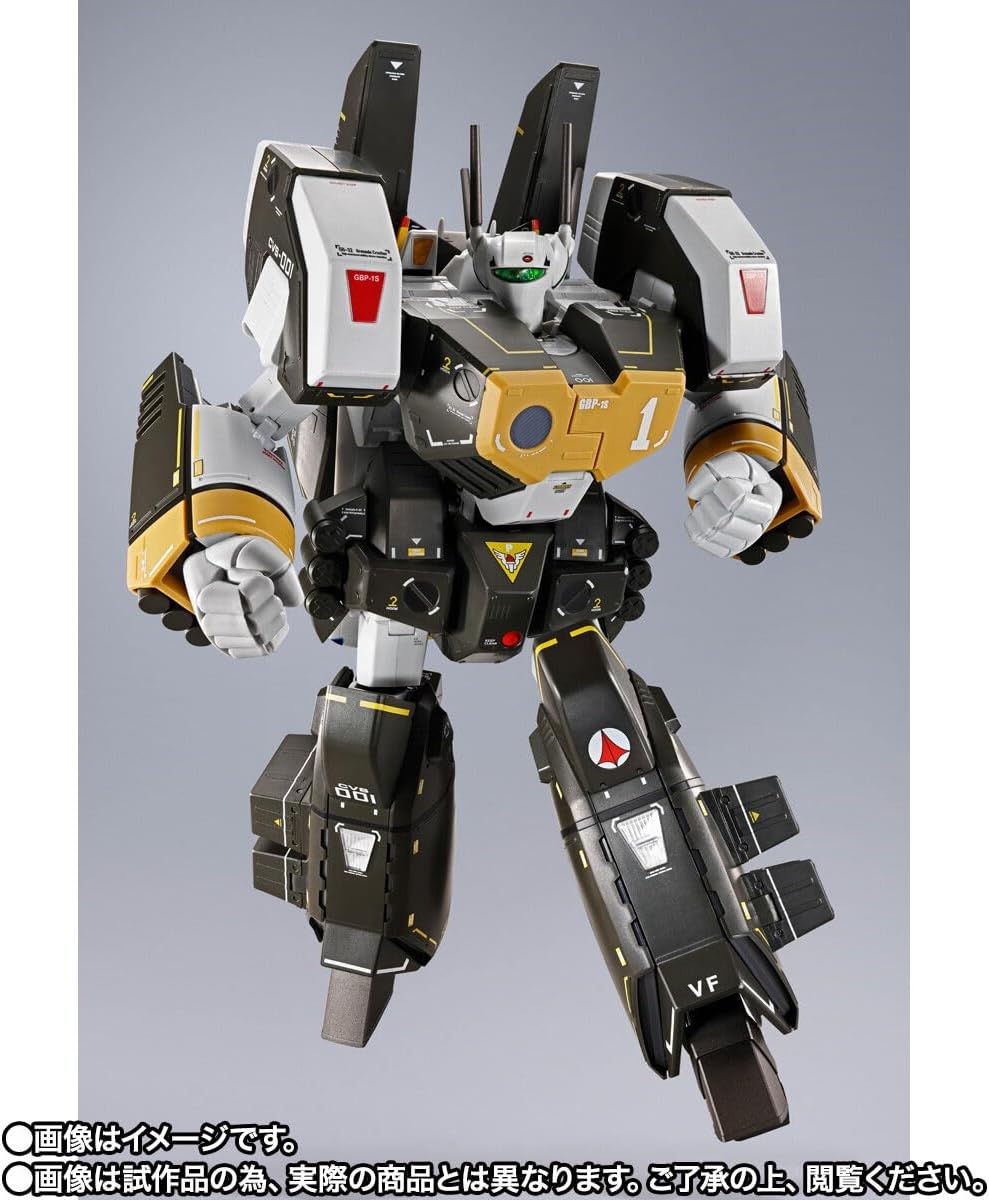 DX Chogokin VF-1S Armored Valkyrie (Roy Focker Special), Approx. 12.6 inches (320 mm), ABS & Diecast & PVC Complete Figure