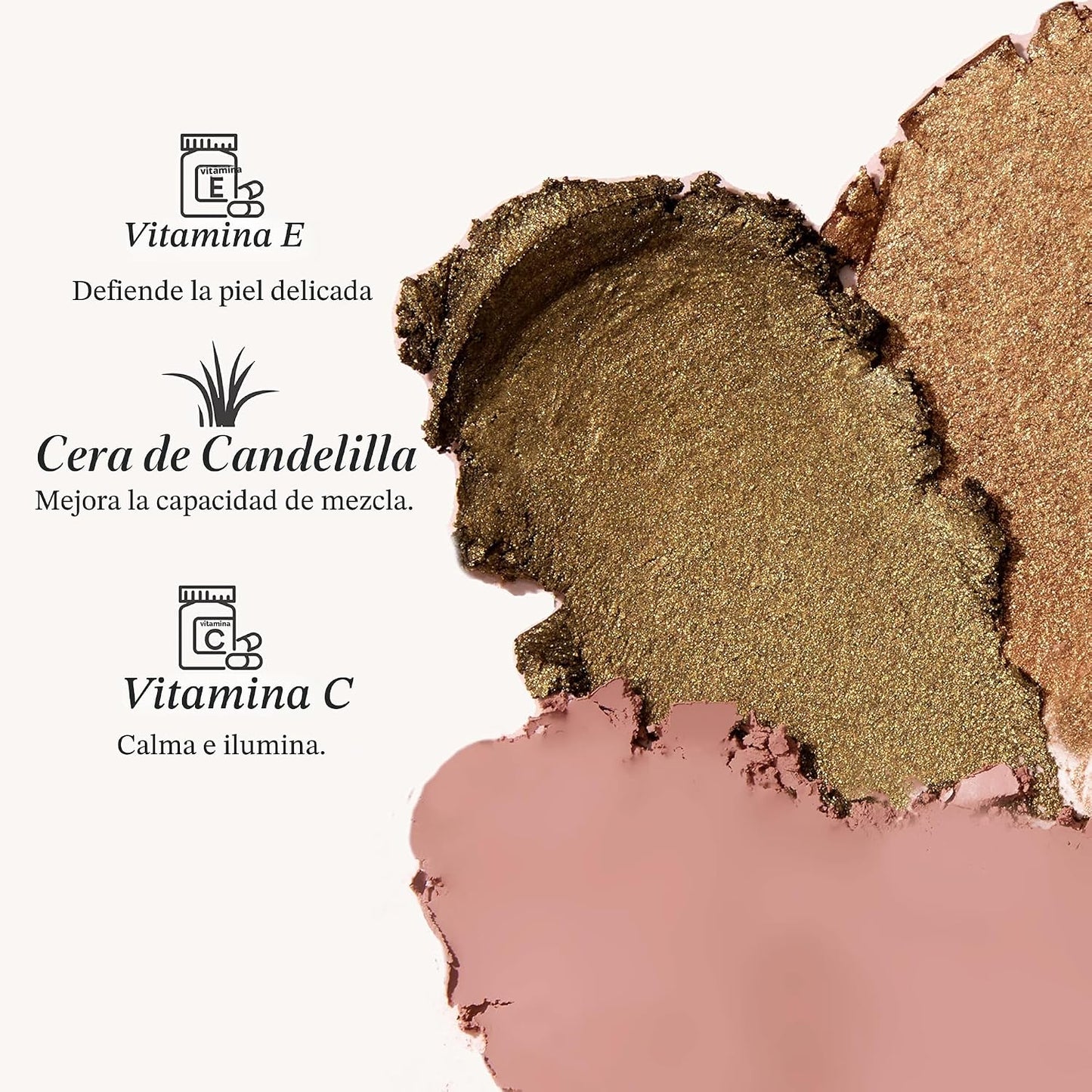 Julep - Sombra de ojos 101 de crema a polvo, impermeable, en barra de punta doble – De larga duración, a prueba de arrugas, fácil de aplicar con difuminante incorporado - Perla y Rosa brillante