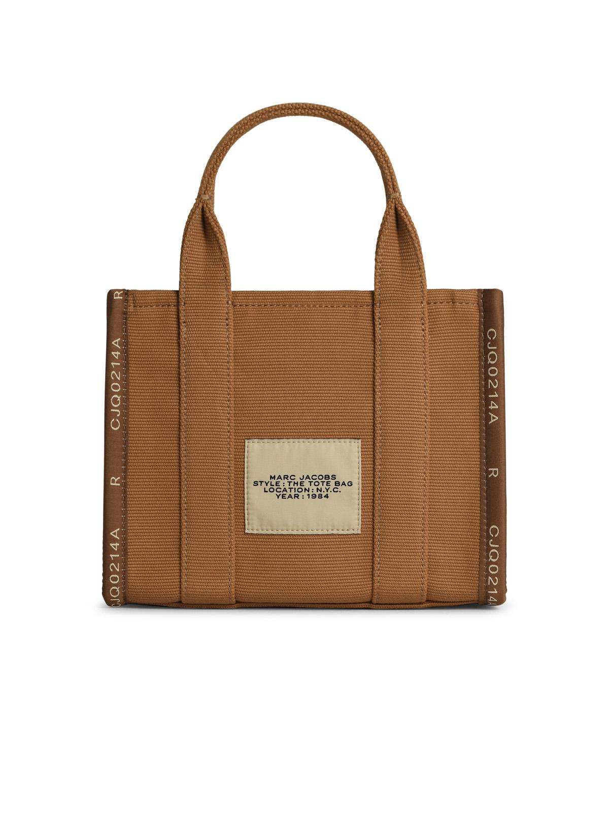 Marc Marc Jacobs（） 'Small Tote'茶色の綿袋 - Image 7