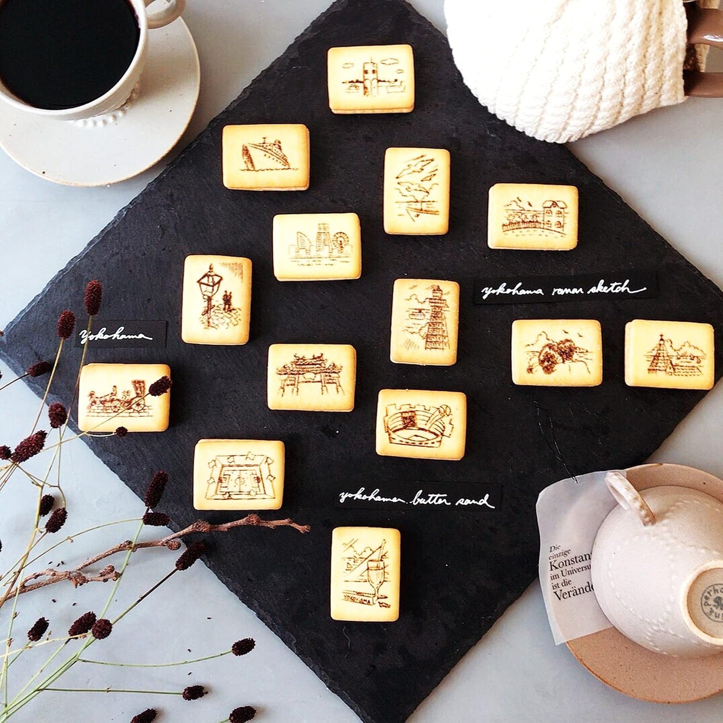 Treasure Seika Yoko Butter Sand, 16 Pieces x 2 Boxes