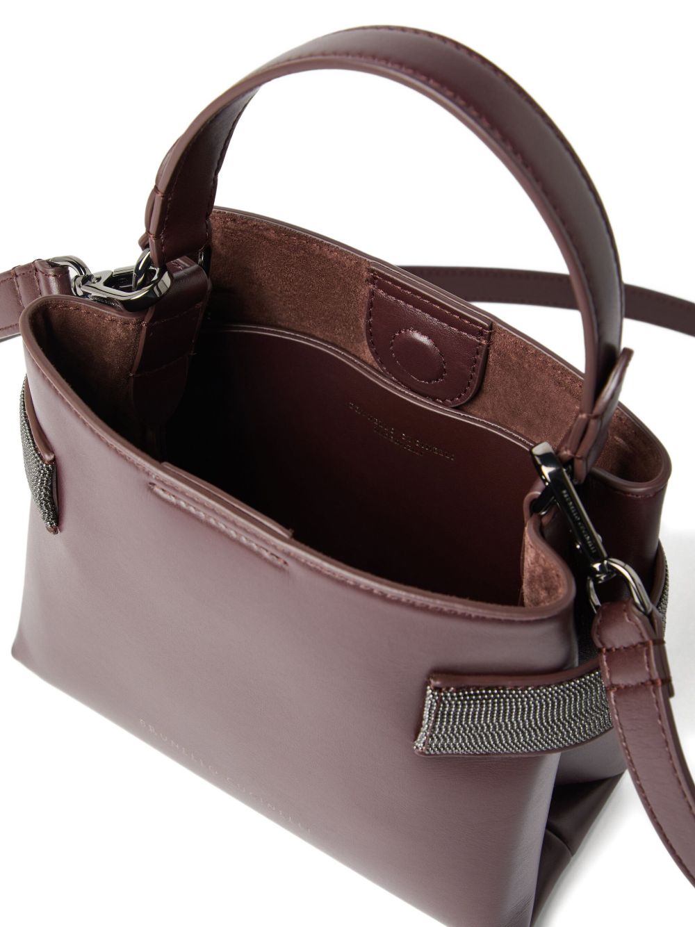 Brunello Cucinelli Essenceスモールレザーハンドバッグ - Image 7