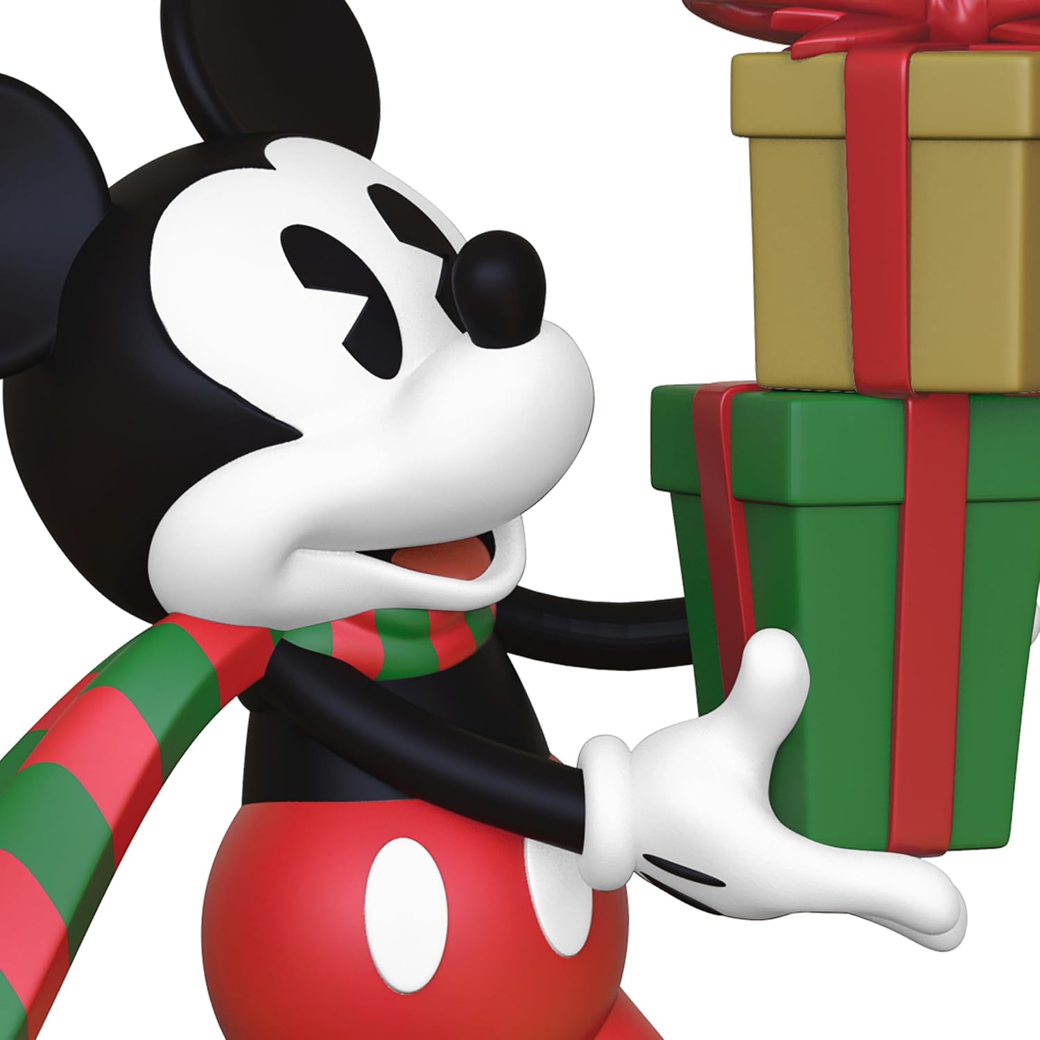 Hallmark Keepsake Mini adorno de Navidad de 1.16 pulgadas, entrega especial de Mickey Mouse de Disney, regalos para fanáticos de Disney