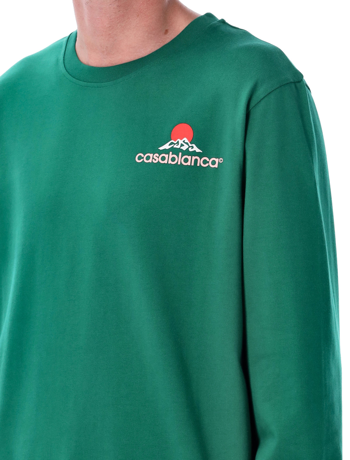 Casablanca カサブランカTシャツとポロスグリーン - Image 7