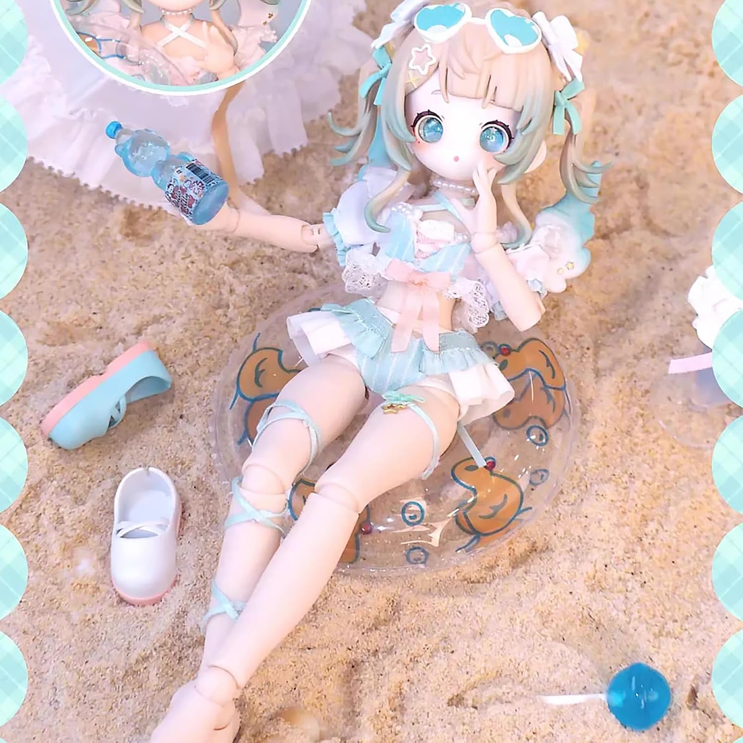 Blind Doll Sugary Girls Series MJD Articulated Joint Doll 1/8 18cm Blind Box Cute Girl BJD Figure (Random 1 Piece) [Official Genuine Product]