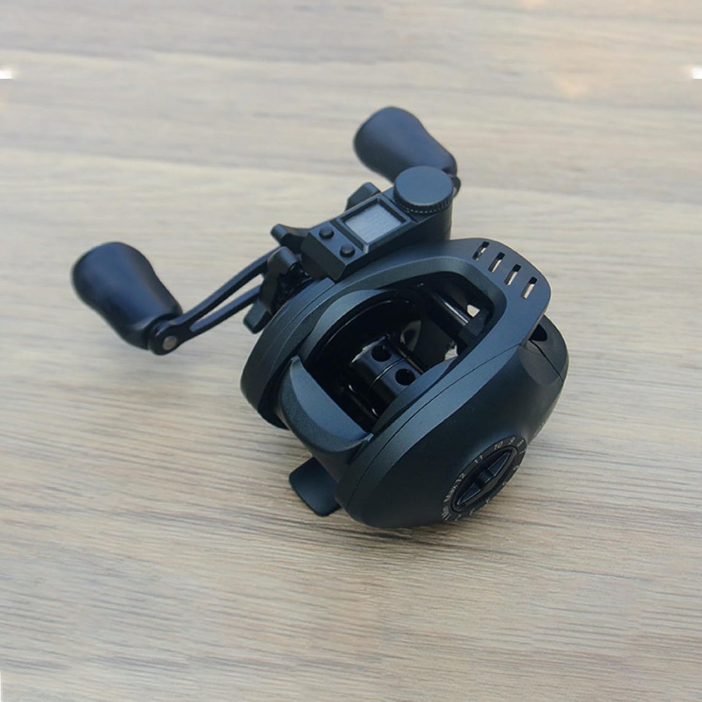 Led スクリーン電子釣りリール 6.3:1 ギア比 Baitcasting 金属 Baitcasting アクセサリー防水海海水氷ホイール