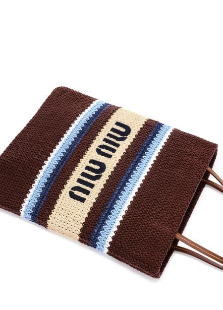 MIU MIU Crochet tote bag - Image 7