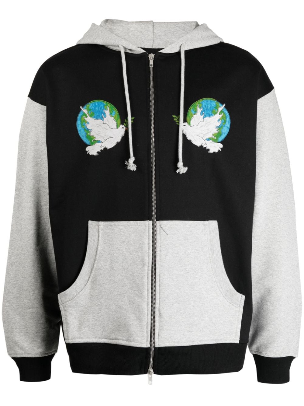 Rassvet Rassvet（Package）Peace Zipped Hoodie Knit - Image 7