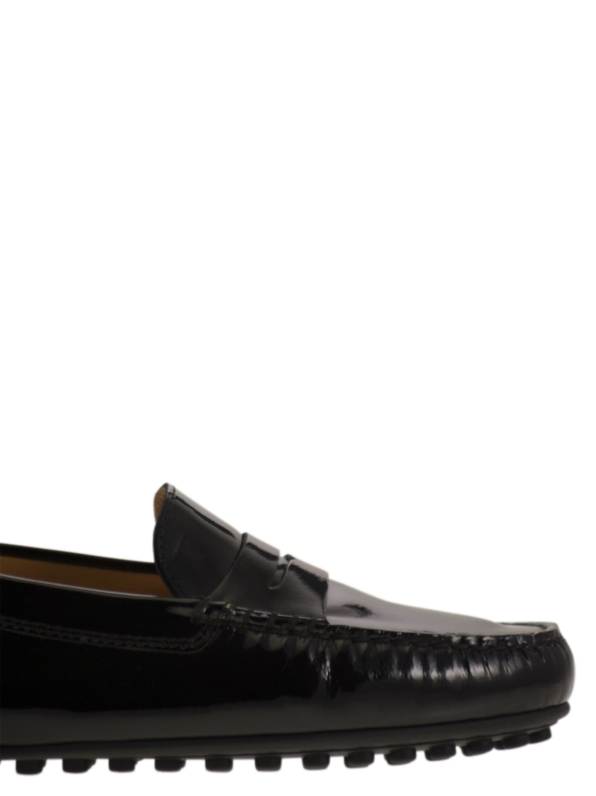 Tods トッド 'S 光沢のある革のシティゴミノモッカシン - Image 7
