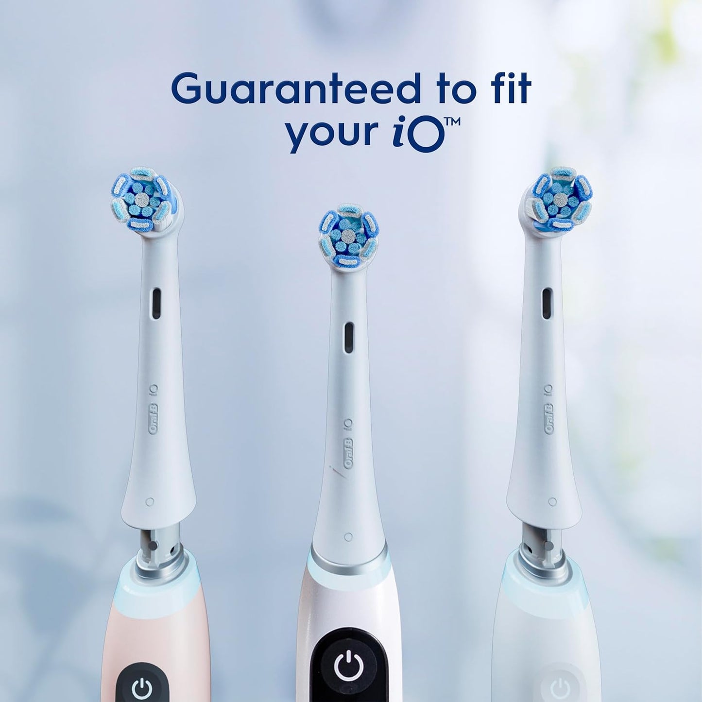 Oral-B iO Series Ultimate Clean - Cabezales de cepillo de dientes eléctrico de repuesto para un cepillo de dientes eléctrico Oral-B 2 unidades, color blanco