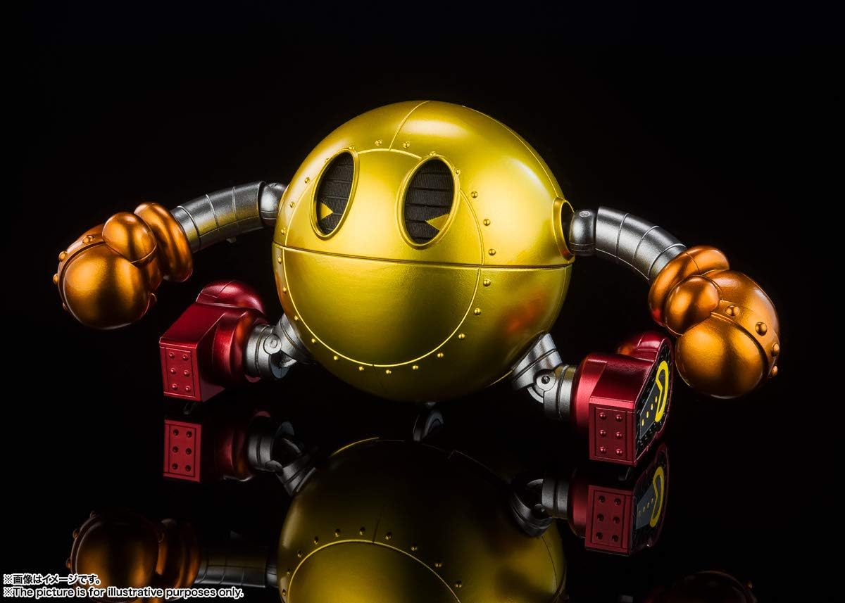 Tamashi Nations Super Alloy Pac Man, Approx. 4.1 inches (105 mm), ABS & Die-Cast Pre-Painted Action Figure