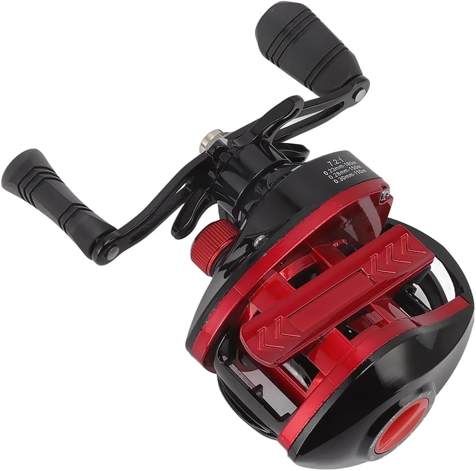 Chinu Reel, Sea Bream Reel, Raft Reel, Caset Fishing, Fly Fishing Reel, Left/Right Hand, 7.2:1 Gear Ratio, 17+1BB, Maximum Drag Force, 17.6 lbs (8 kg), Ice Fishing, Boat Fishing, Throwing, Waterproof,