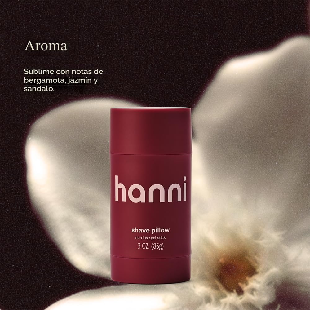 HANNI Almohadilla de Afeitado, Gel de Afeitar para Mujeres y Hombres, Productos para la Depilación de Vello Púbico, Corporal o de Piernas, Afeitado en Ducha/Sin Agua, Cuidado de la Piel Apto para