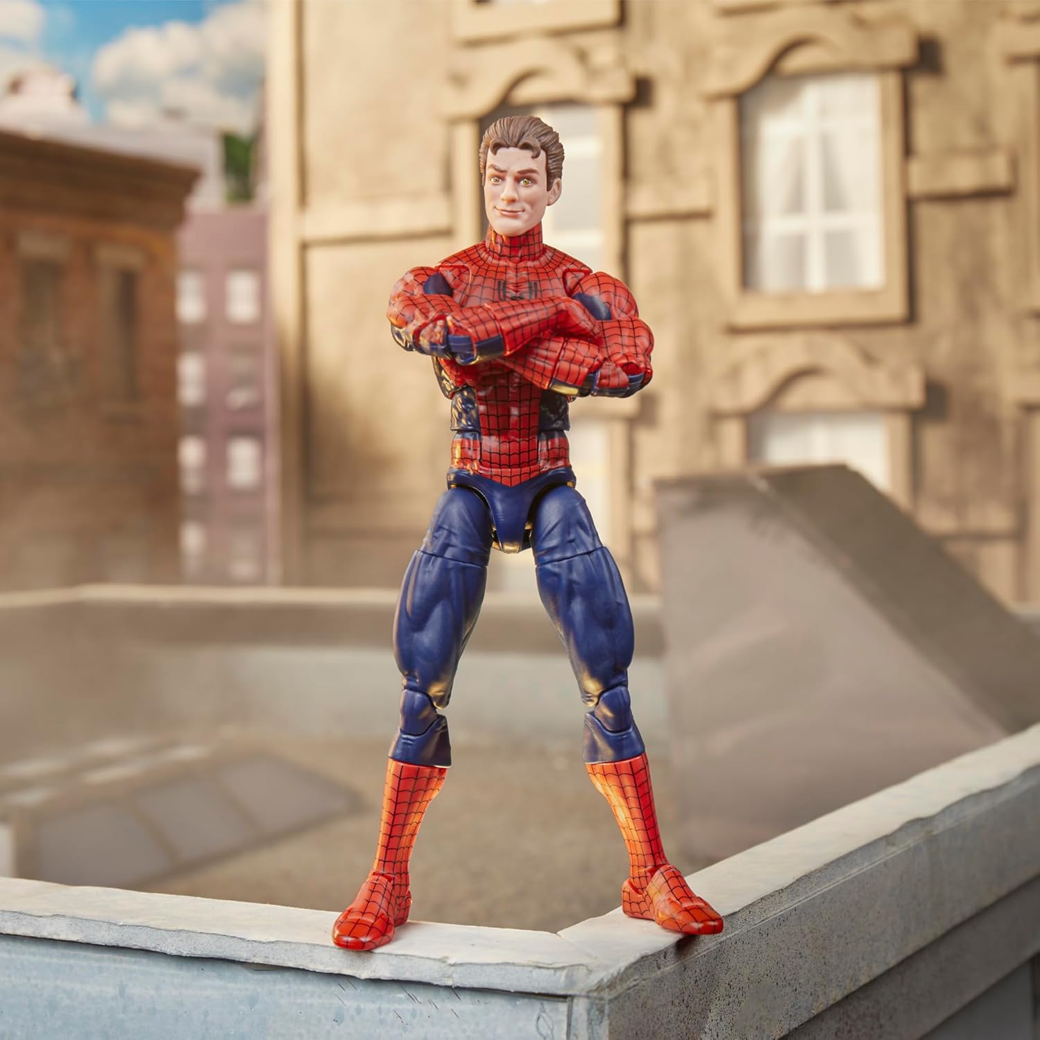 HASBRO Marvel Legends Maximum Series Spider-Man Deluxe Spider-Man Comics Collectible 6" Action Figure, Amazing Movement, Amazing Accessory G0594 Authentic