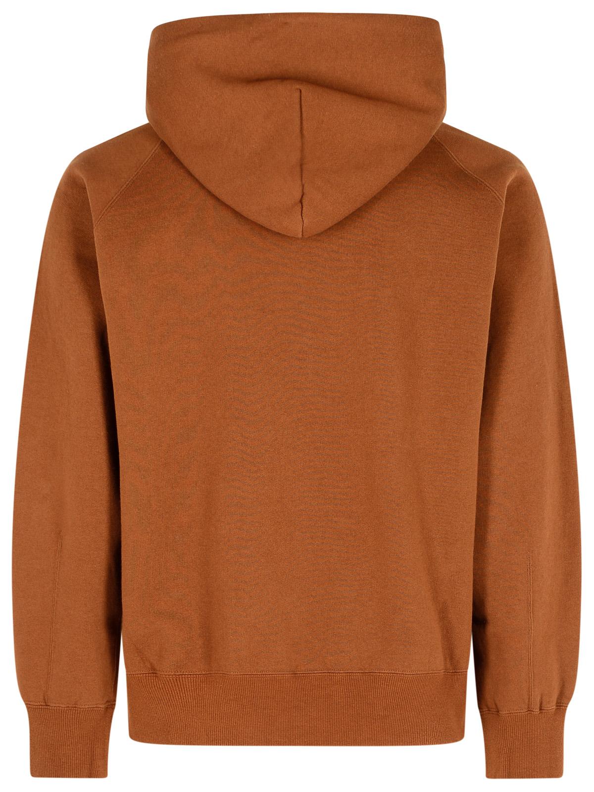 Sacai Sacai 'Charhartt Work In Progress'茶色の綿のスウェットシャツ - Image 7