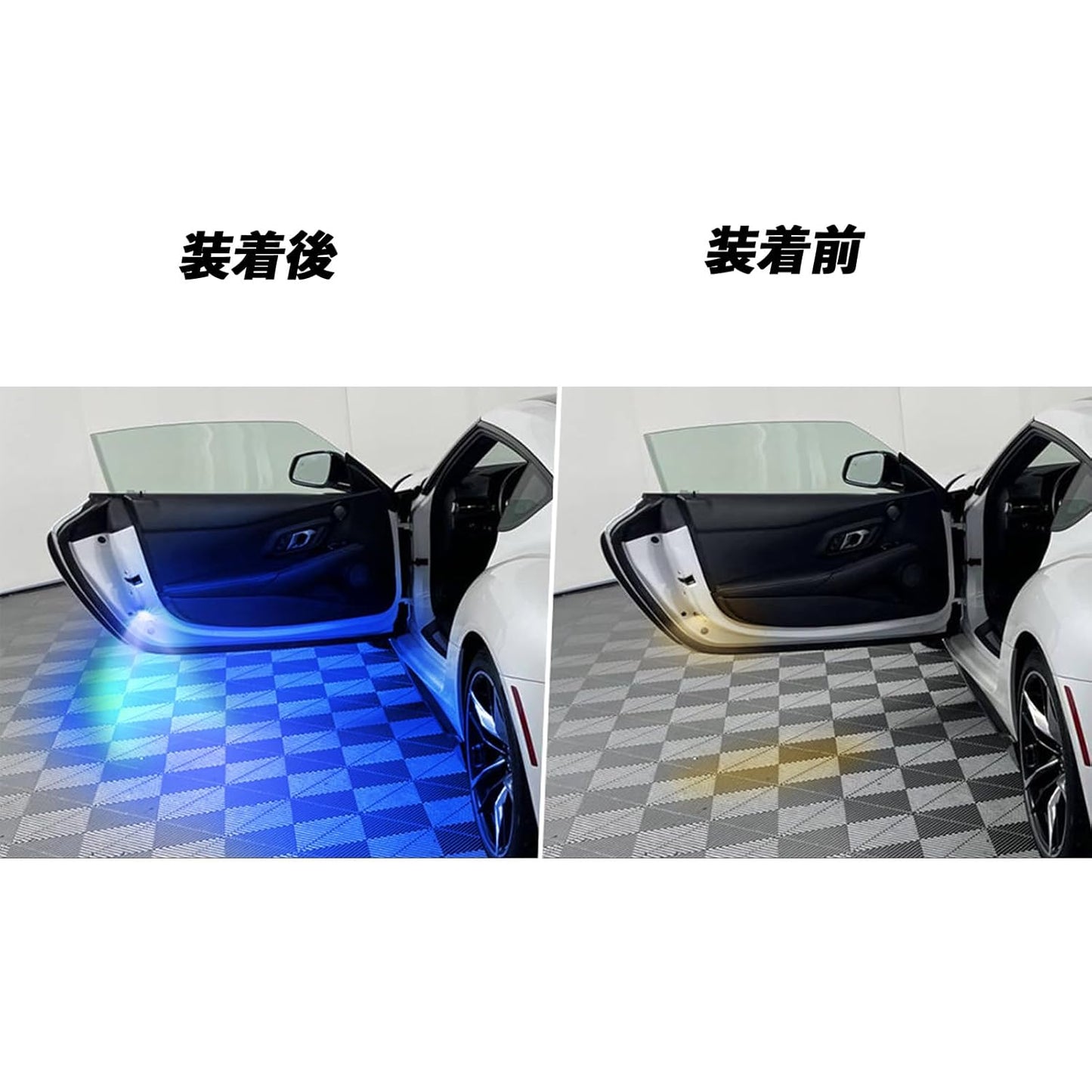 WeCar Toyota Prius 20 Series 30 Series 50 Series LED Courtesy Lamp Genuine Replacement Dedicated Design Welcome Lamp Compatible with Vehicle Inspection 2 Pieces