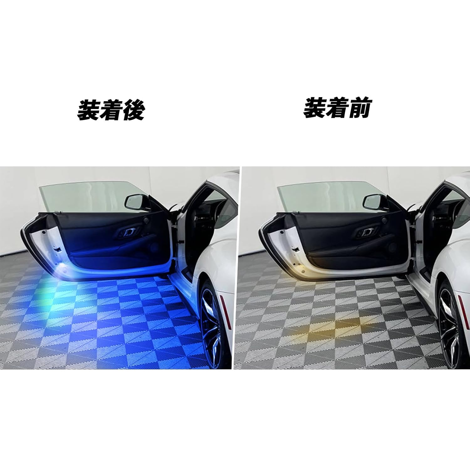 WeCar Toyota Prius 20 Series 30 Series 50 Series LED Courtesy Lamp Genuine Replacement Dedicated Design Welcome Lamp Compatible with Vehicle Inspection 2 Pieces