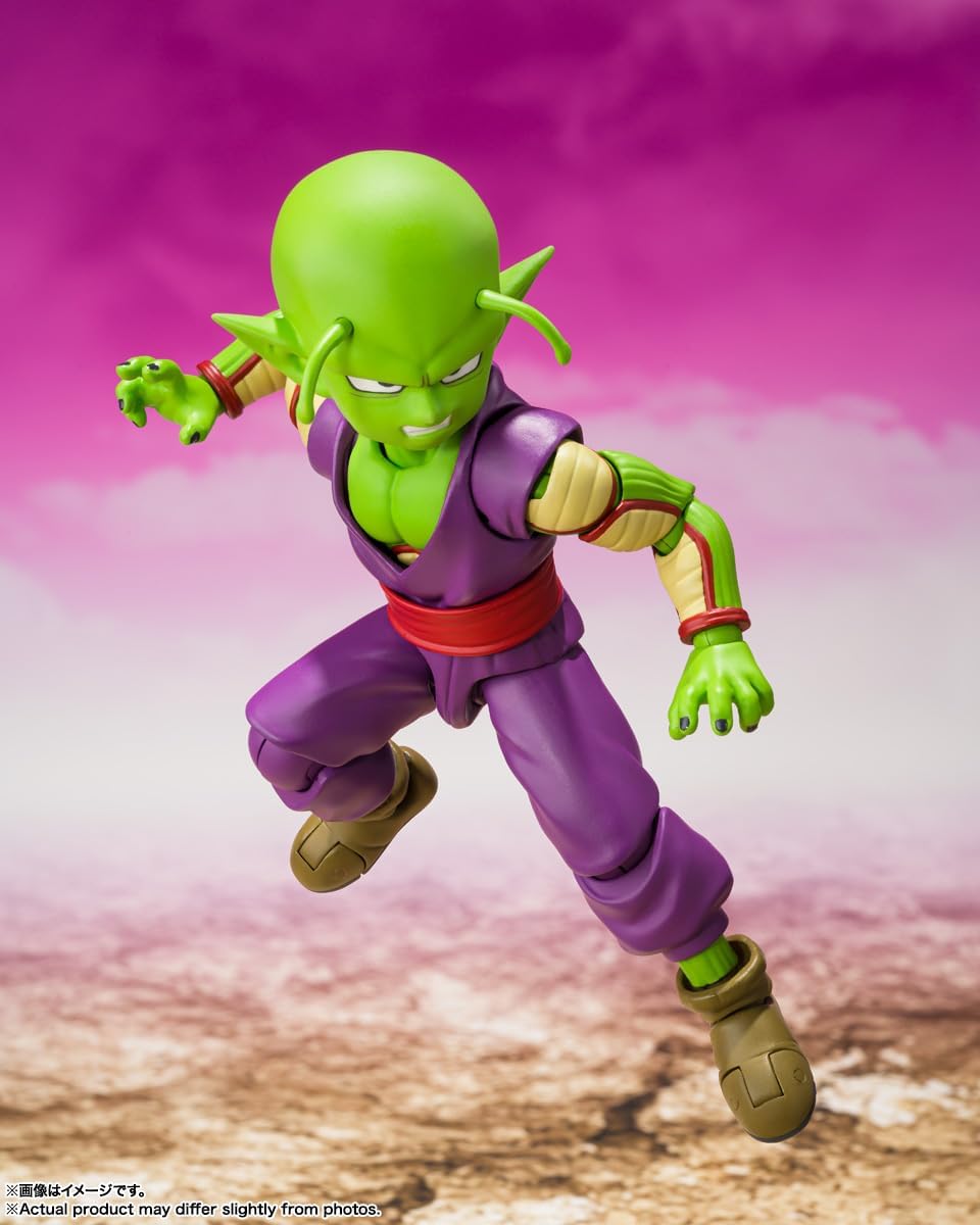 BANDAI SPIRITS S.H. Figuarts Dragon Ball DAIMA Piccolo (Mini) - DAIMA- Approx. 3.3 inches (85 mm), PVC & ABC, Pre-painted Action Figure