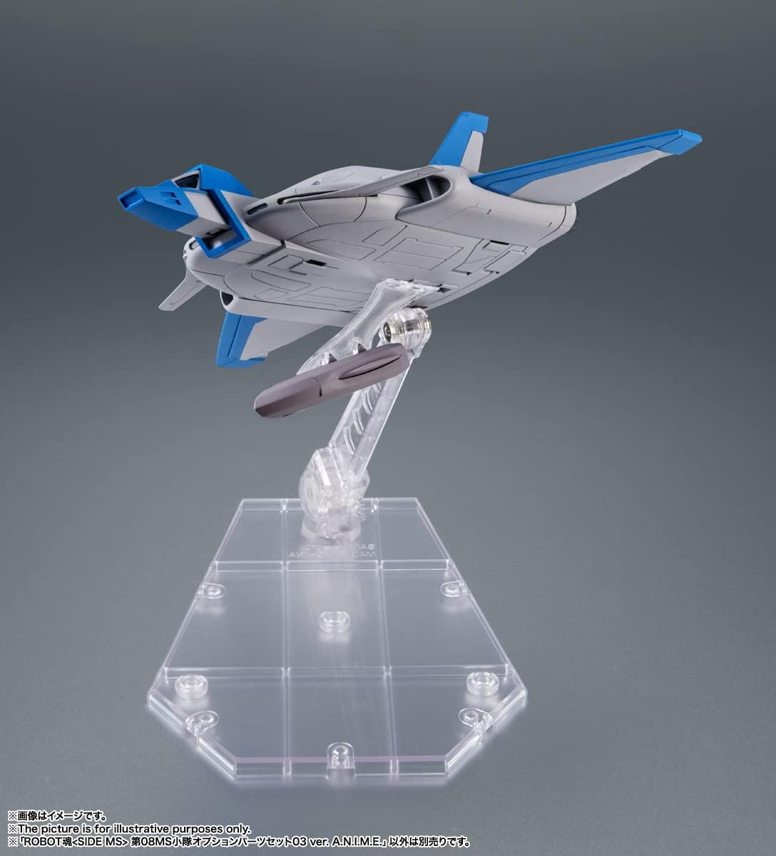 BANDAI SPIRITS BAS63997 ROBOT Spirits, Mobile Suit Gundam 08th MS Platoon, Option Parts Set 03 Version, A.N.I.M.E. ABS & PVC Pre-Painted Action Figure