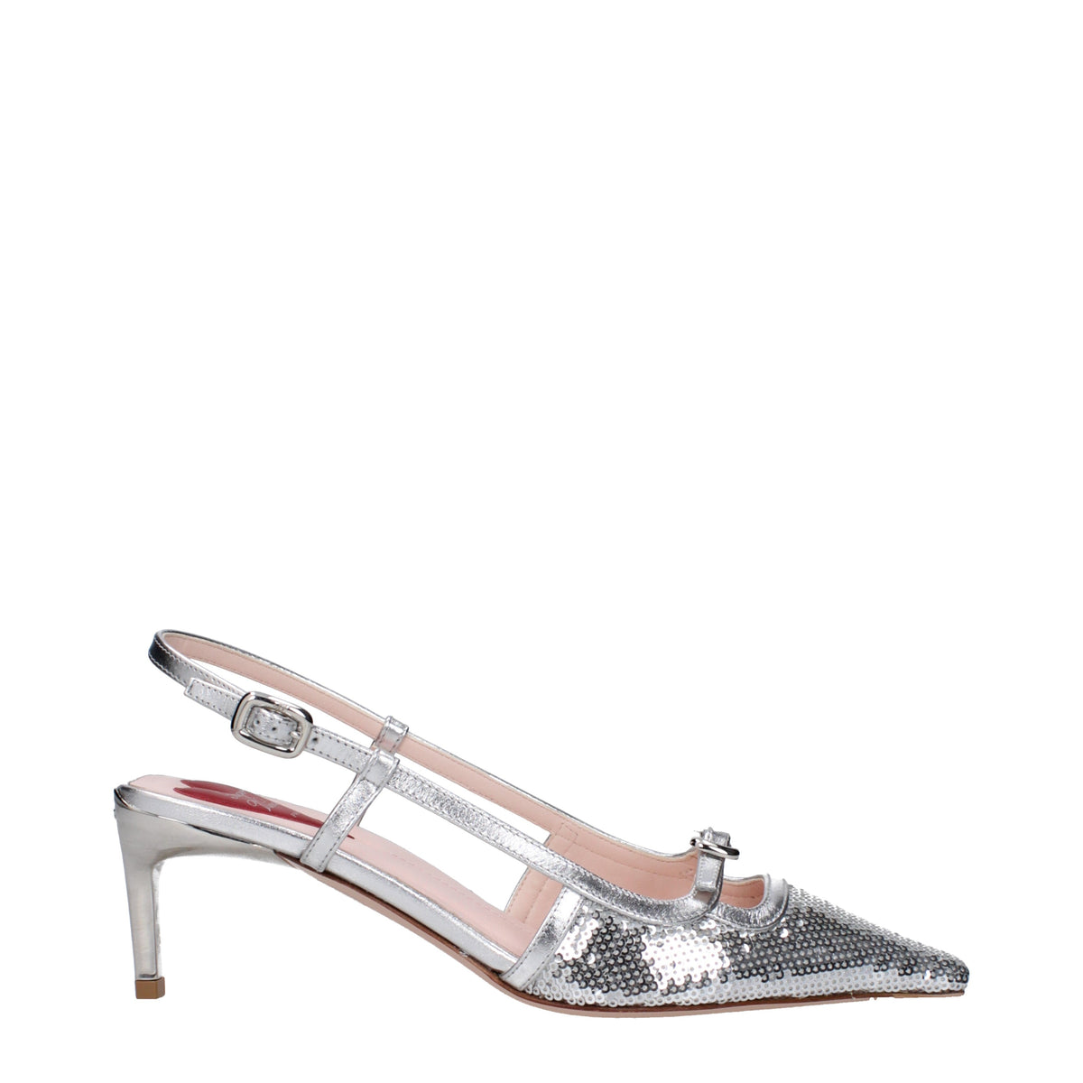Roger ロジャービビエ女性 'S サンダルスパンコールシルバー - Image 7