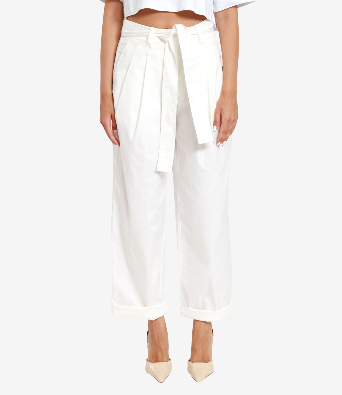 Msgm MSGMズボンは白 - Image 7