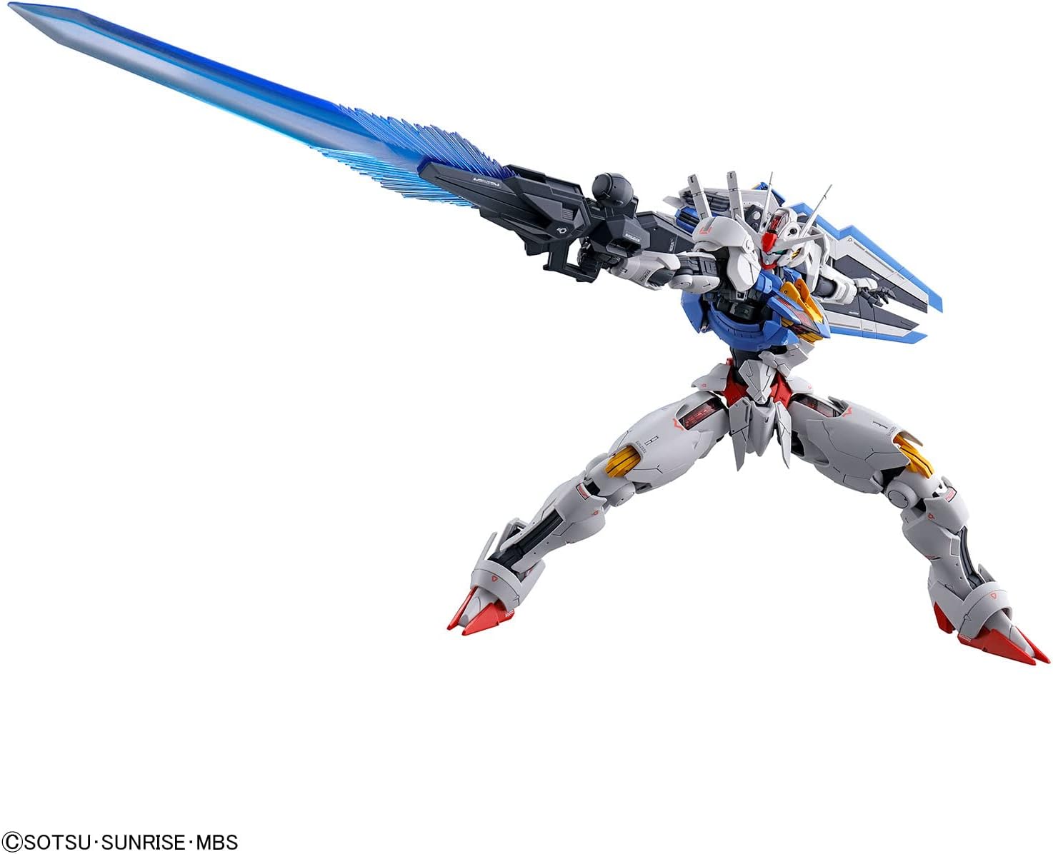BANDAI SPIRITS(バンダイ スピリッツ) FULL MECHANICS Mobile Suit Gundam: The Witch from Mercury Gundam Aerial 1/100 Scale Color-Coded Plastic Model Kit