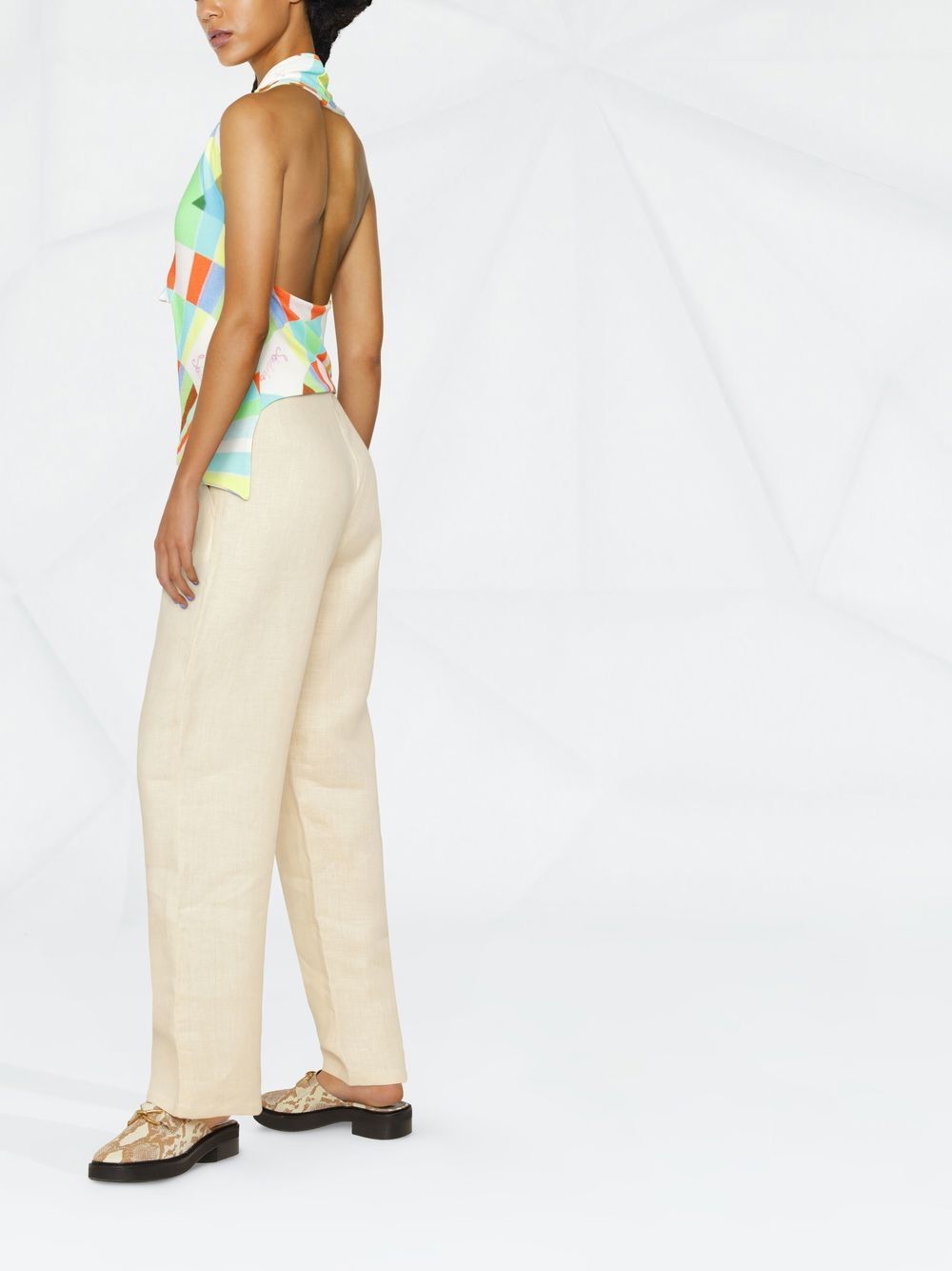 Siedres シードレスはリネンパンツをプリーツしました - Image 7