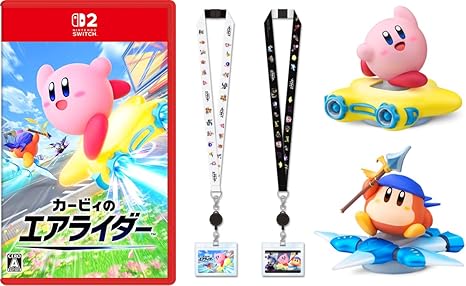 カービィのエアライダー -Switch2 ＋amiibo カービィ&ワープスター ＋amiibo バンダナワドルディ&ウィングスター（カービィのエアライダーシリーズ） & 【Amazon.co.jp限定】特典オリジナルネックストラップ(IDカードホルダー付き)