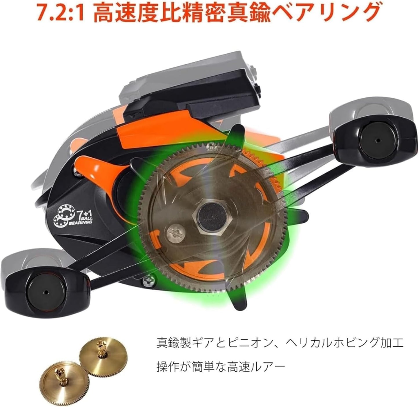 Electric Reel, Spinning Reel, Fly Reel, USB Rechargeable, Smooth Winding Feel, Maximum Drag Force, 22.0 lbs (10 kg), Gear Ratio 7.2:1, Lightweight, Strong Drag Force, For Far-Toasting, Ice