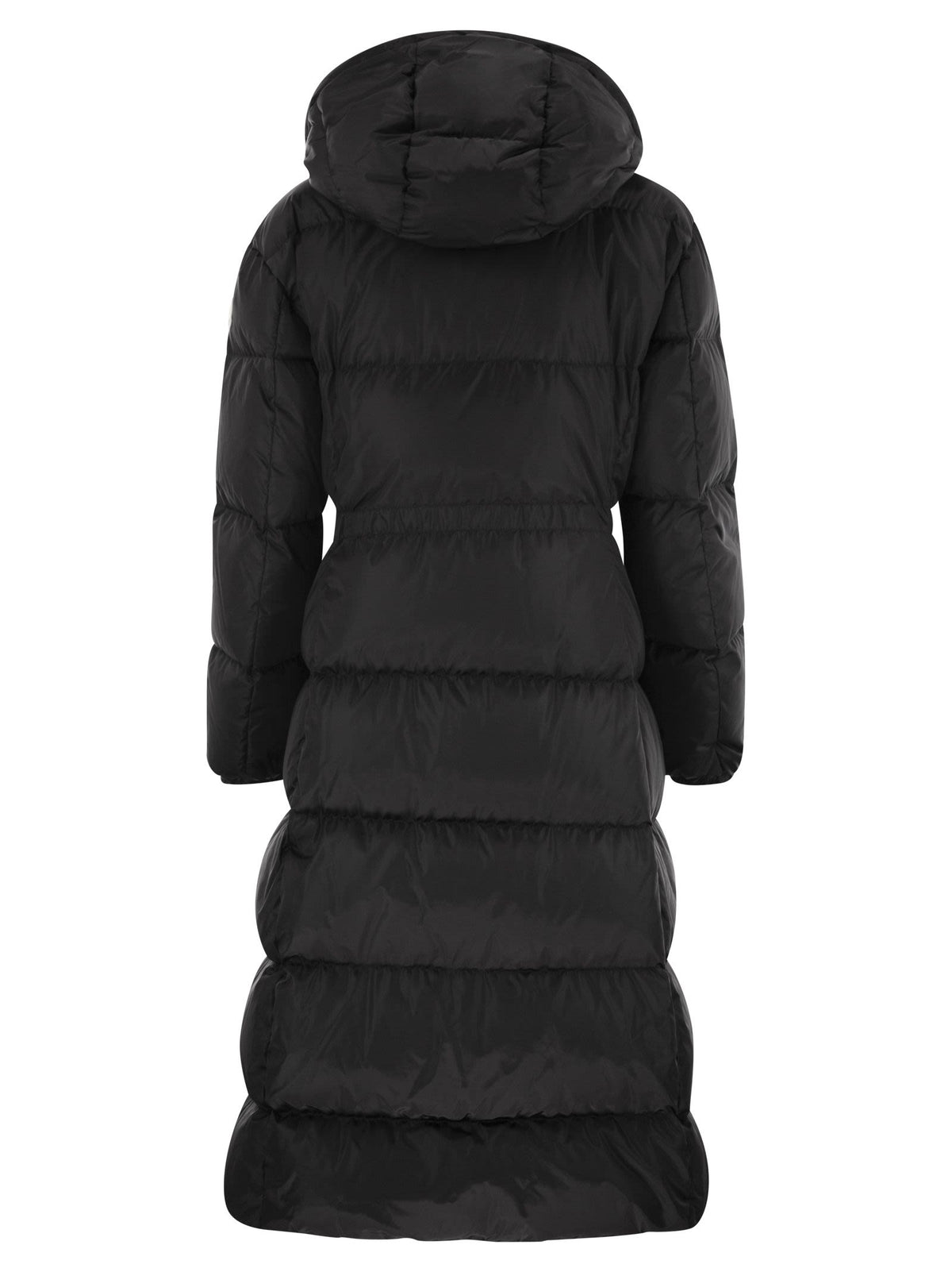 Moncler モンクラーチャマーフードとウールのトリムとロングダウンジャケット - Image 7