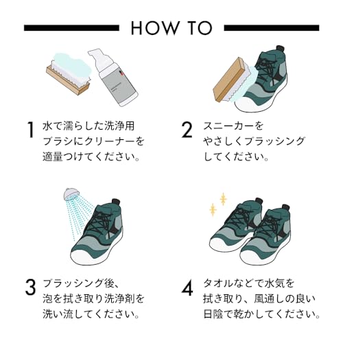 [マーキープレイヤー] スニーカー クリーニング ブラシ 靴磨き 洗い ホコリ 汚れ落とし クリーナー 化繊 手入れ 日本製 国内正規品 【#05】 カラーレス F