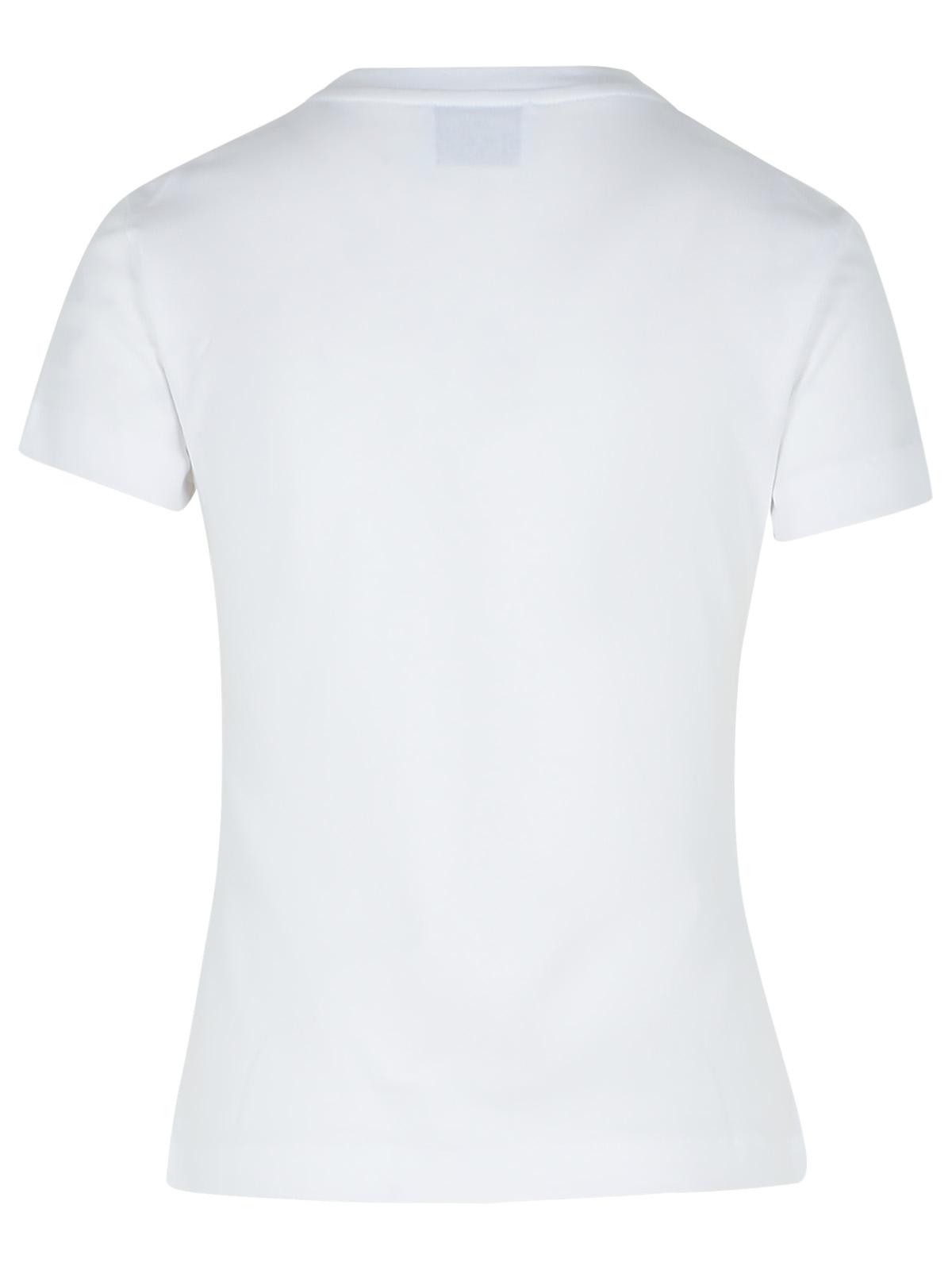 Moschino モスキーノジーンズホワイトコットンTシャツ - Image 7