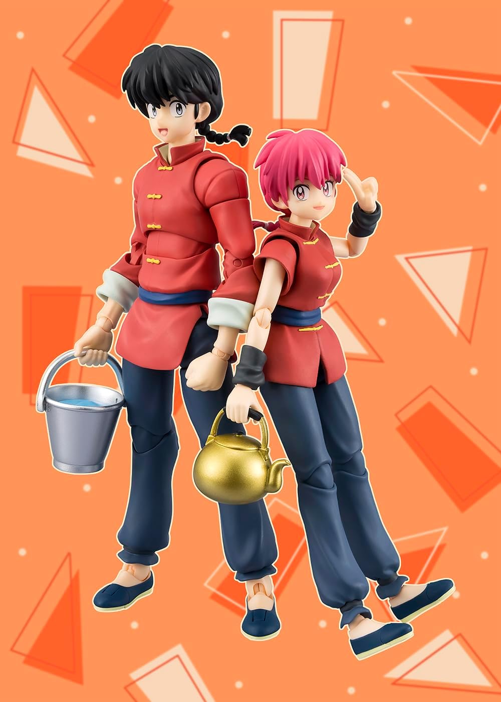 Tamashi Nations S.H. Figuarts Rama 1/2 Ranma, Approx. 4.7 inches (120 mm), PVC & ABS Pre-painted Action Figure