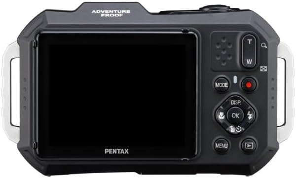 Pentax WG-1000 Compact Digital Camera, Waterproof 49.2 ft (15 m), Dustproof, Shock Resistant, CALS Mode, 16 Megapixels, 4x Optical Zoom, 32 GB SD Card Included (Olive)