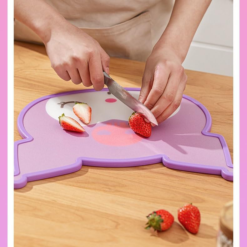 Kuromi My Melody Cinnamoroll, Hello Kitty Cute Animal Cutting Board, Camping, Lightweight, Suitable for Outdoor Use, Heat Resistant, Multifunctional, (Size : Hello Kitty)