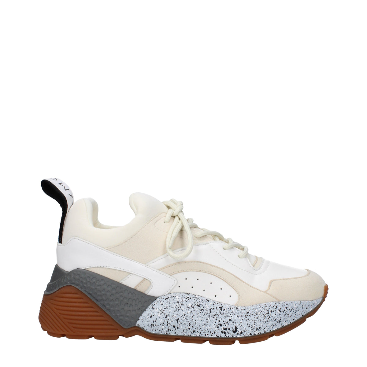 Stella ステラ・マッカートニー・スニーカーの女性エコ・レザー・ベージュ/雪 - Image 7