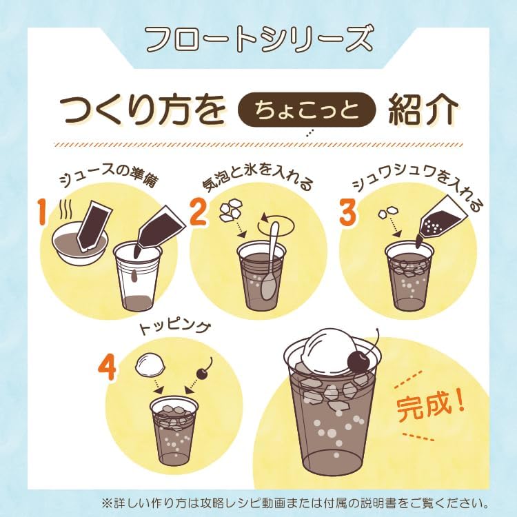 Original Food Sampler (Official) Make Your Own Food Sample Kit, Sanpurun Drink, Vol. 3, Tropical Float, Safe Material, Parent-child Crafts, Replica Hood, Handmade, DIY, Freedom Crafts