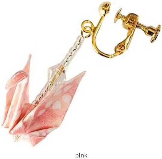 Orizuru Earrings Red