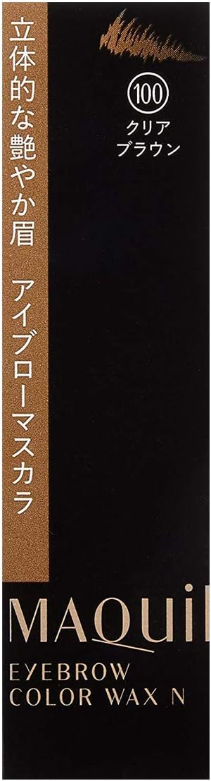マキアージュ アイブローカラーワックスN100 クリアブラウン 眉マスカラ ウォータープルーフ 5g