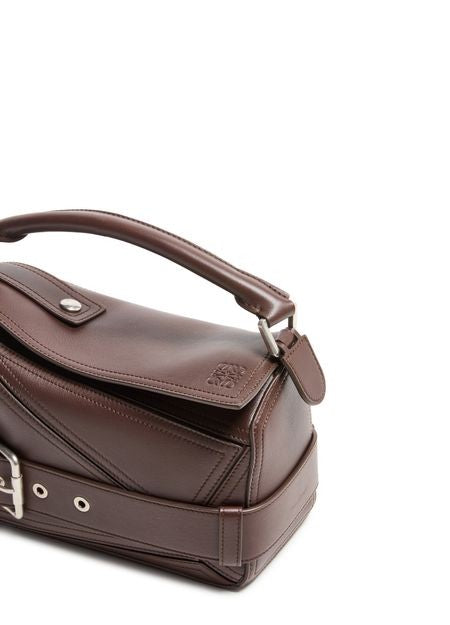 LOEWE Small Puzzle Biker bag in shiny calfskin - Image 7