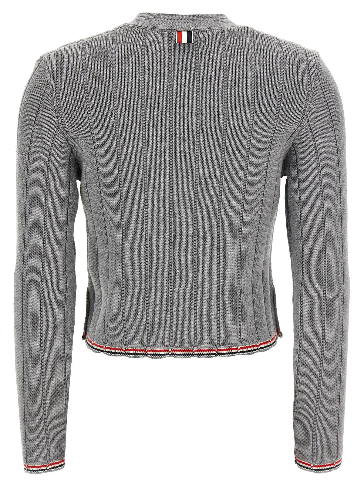 Thom Thom Browne 'RWB' Jacquard Cardigan - Image 7