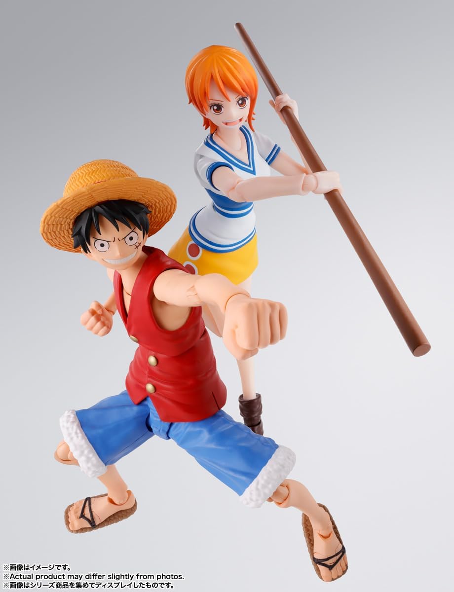 S.H. Figuarts ONE PIECE Monkey D. Luffy - Dawn of Adventure - Approx. 5.7 inches (145 mm), ABS & PVC Pre-painted Action Figure