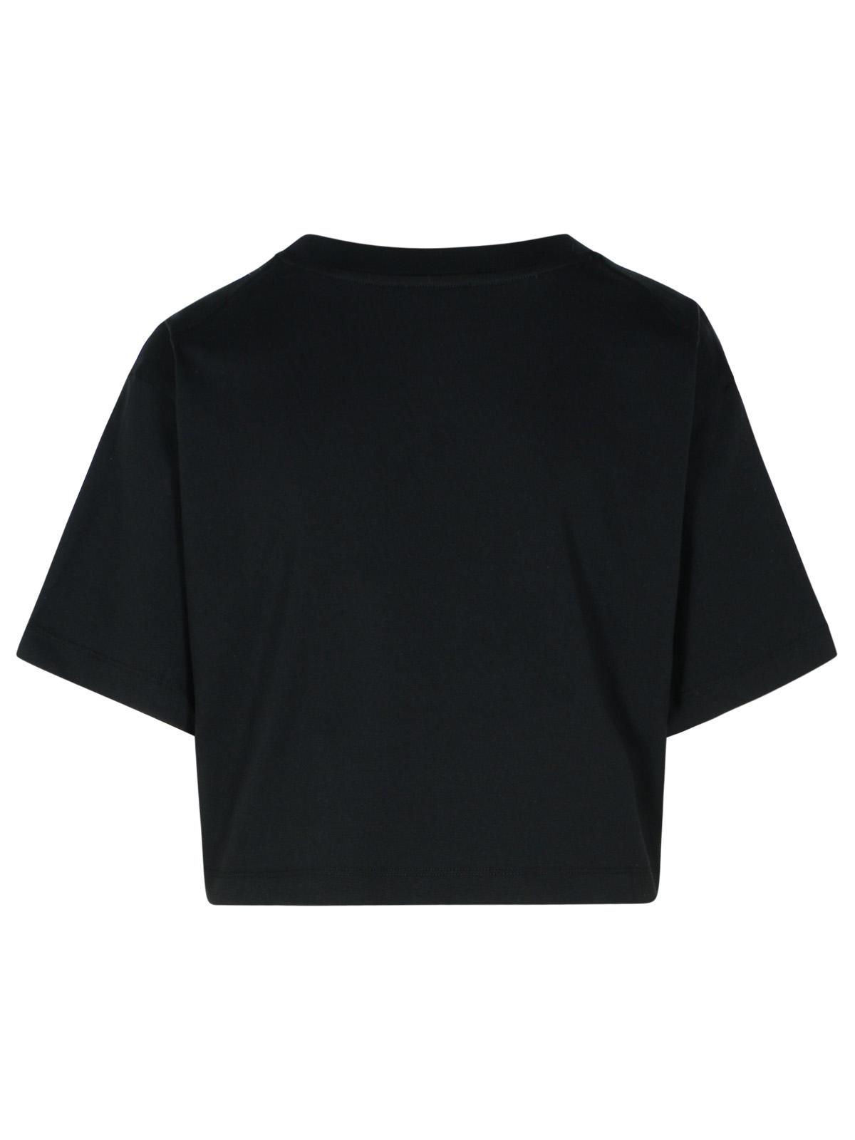 Moschino モスキーノジーンズブラックコットンTシャツ - Image 7