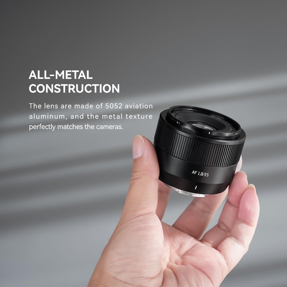 TTArtisan AF 35mm f/1.8 II E-Mount Lens Sony E Compatible Monofocal Lens Large Caliber Replacement Lens Black Branded Optics