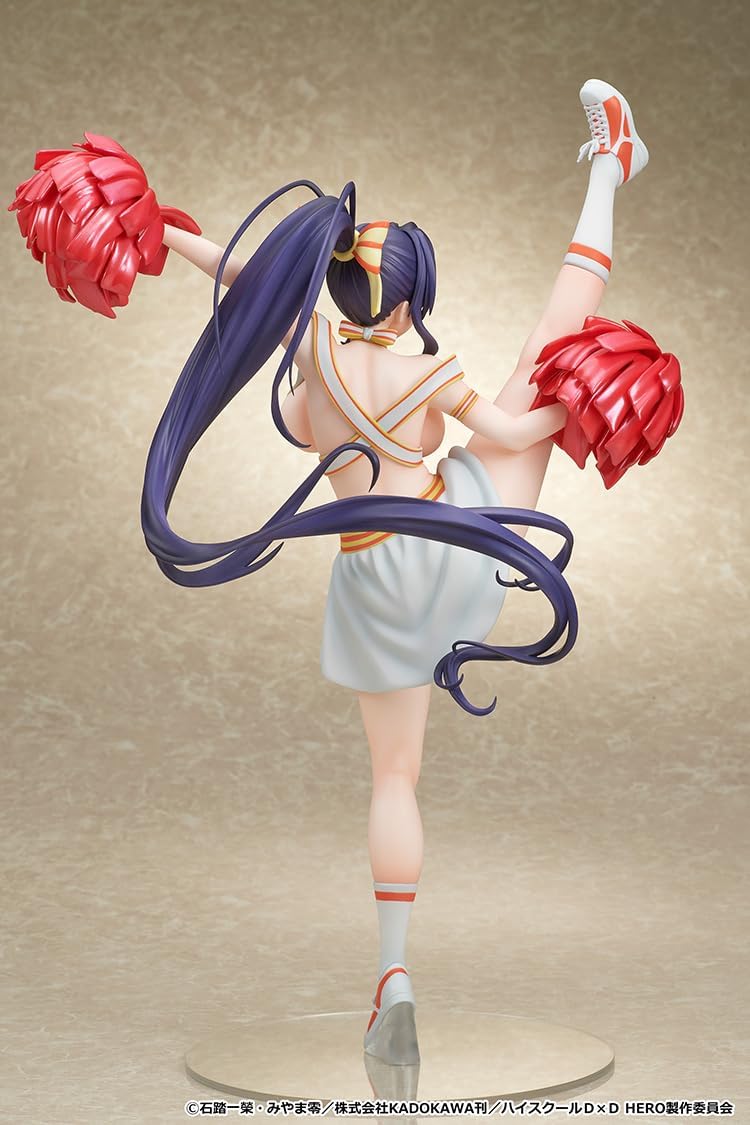 MuseMolds ハイスクールD×D HERO スケールフィギュア 姫島朱乃 チアガールver. プラスチック製 塗装済み完成品 1/6スケール 専用台座付属 全高約340mm