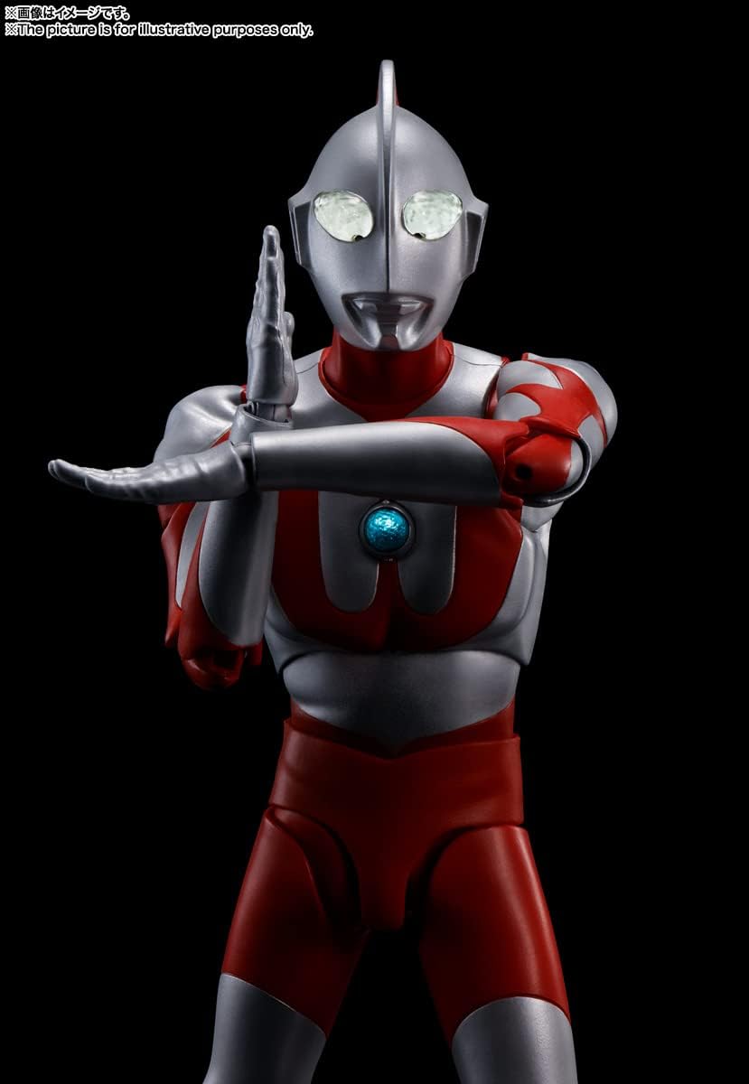 TAMASHII NATIONS S.H. Figuarts (True Bone Carving Process) Ultraman (Resale Version), Approx. 5.9 inches (150 mm), PVC & ABS, Pre-painted Action Figure