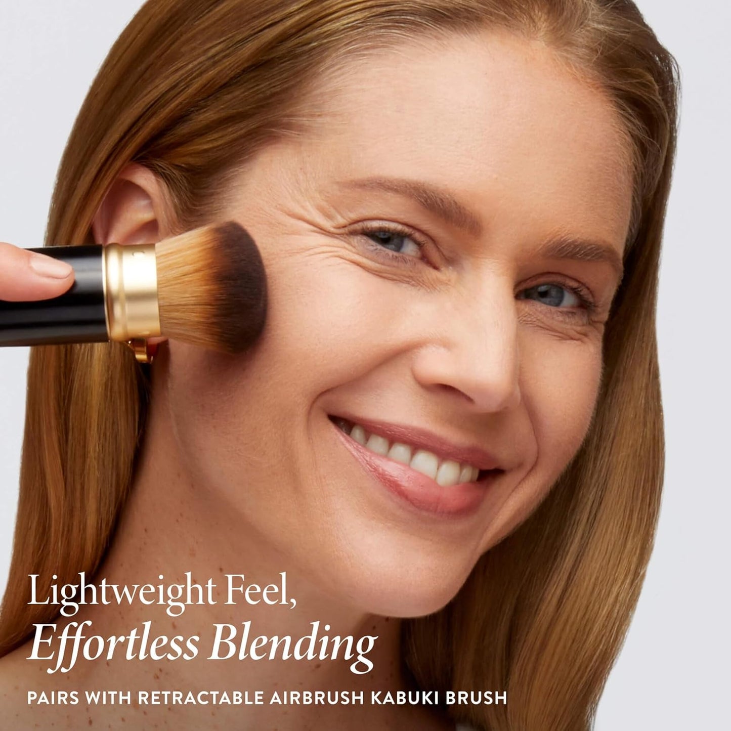 LAURA GELLER NEW YORK Weightless Whip Mousse Foundation - Golden Medium - Lightweight Blurring Foundation Makeup, Buildable, Soft Matte Finish, Minimizes Pores & Fine Lines, Hydrating, Mature Skin