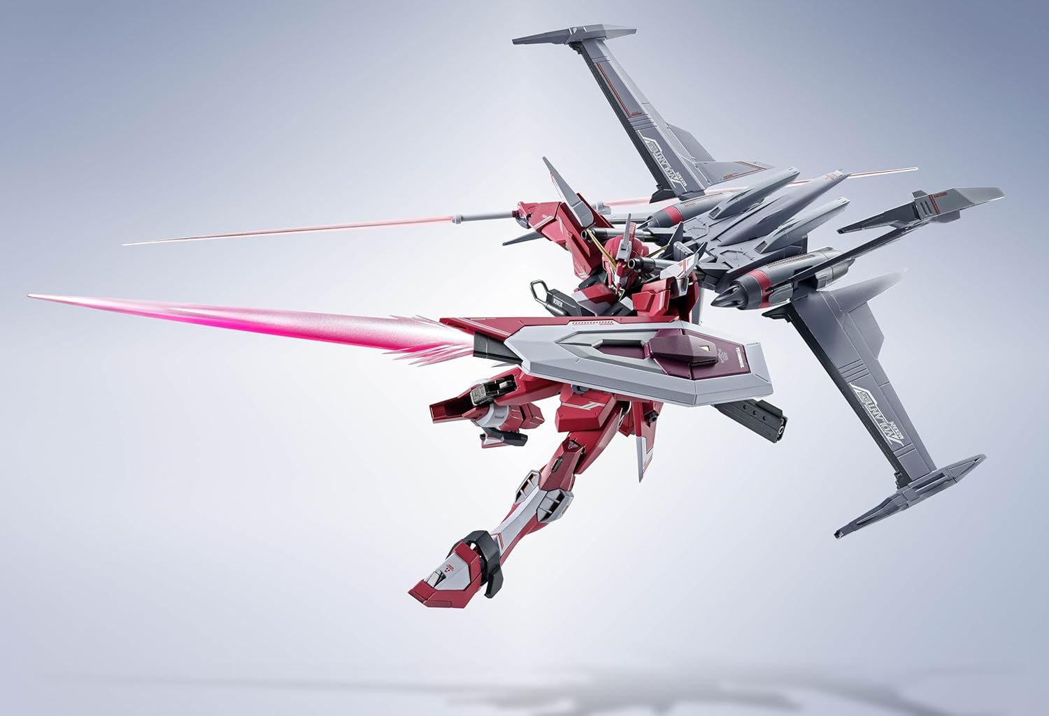 TAMASHII NATIONS Metal Robot Damashii Mobile Suit Gundam SEED FREEDOM Metal Robot Damashii Infinite Justice Gundam Ver. 2, Approx. 5.5 Inches (140 mm), Made of ABS & PVC & Die-cast, Painted