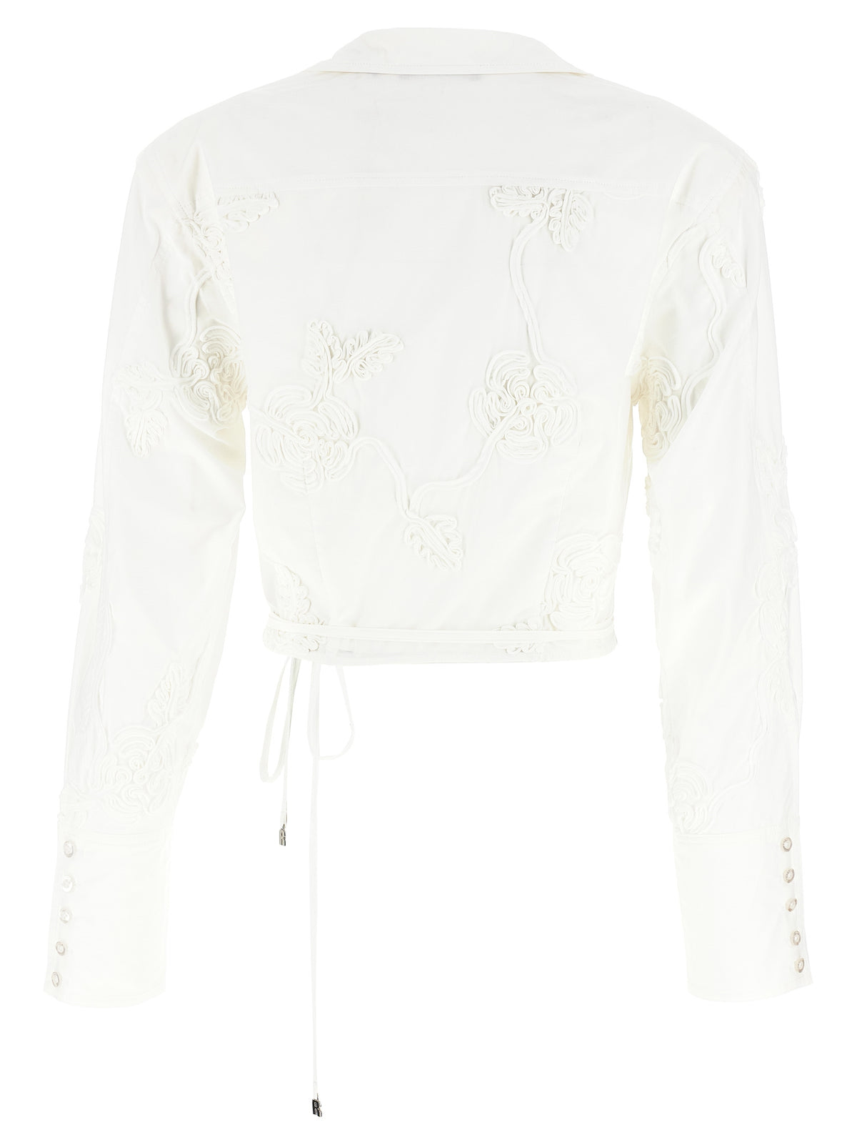 Rotate Birger Christensen「ラップコットン」シャツを回転させます - Image 7