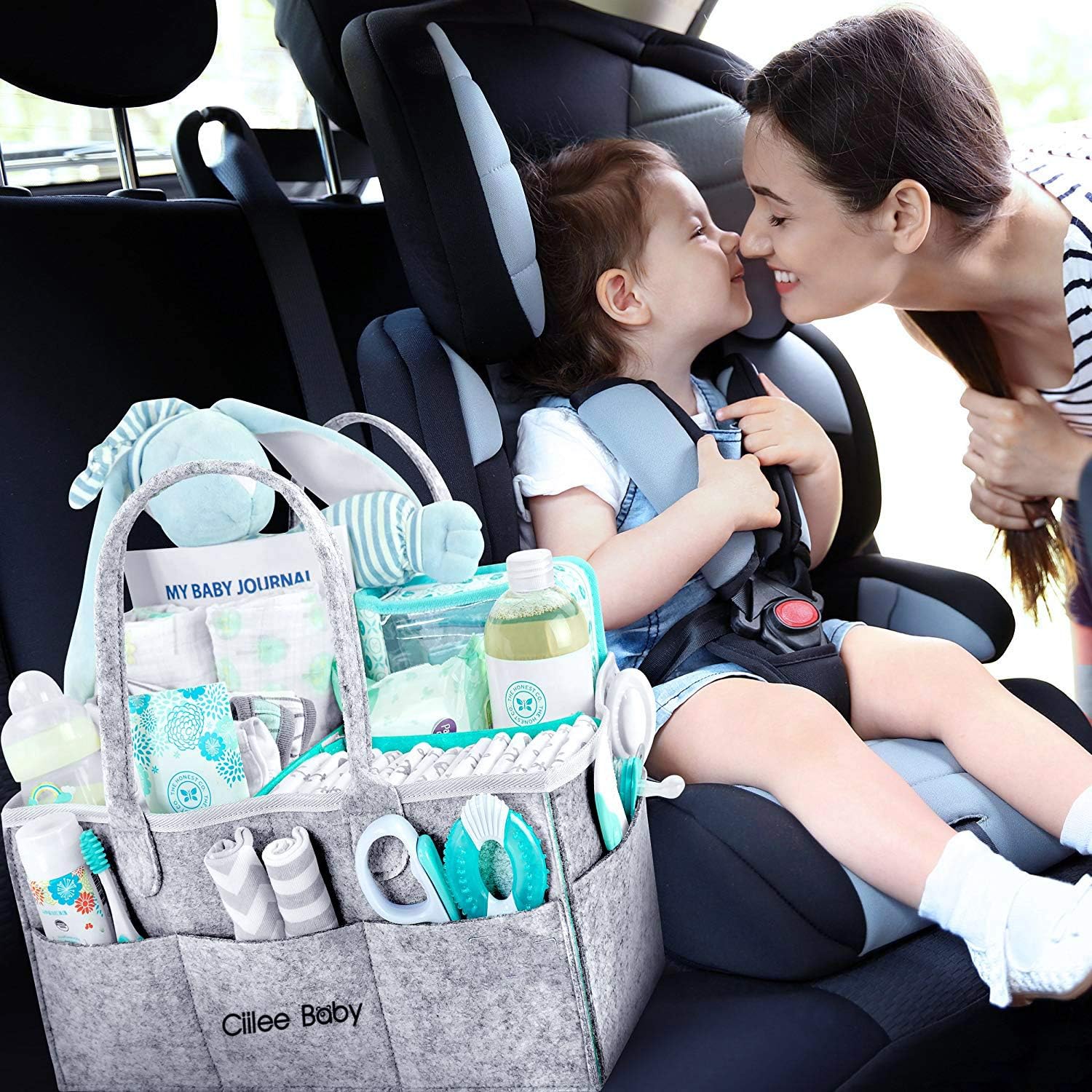 Diaper Stocker, More Durable and Secure, Diaper Storage Case, Foldable, Storage Box, Baby Supplies Storage Bag, Diaper Stocker, Baby Toys, Accessories Storage, Gray, Basket, Baby Shower Gift, Baby