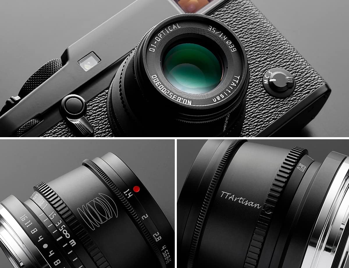 TTArtisan 35mm f/1.4 C Z Mount Nikon Z Black Lens Brand Optics